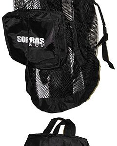 Foldable mesh back pack