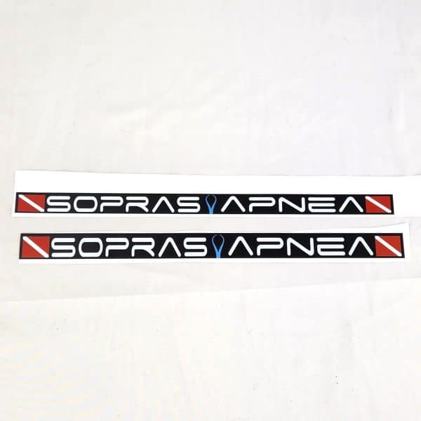 SoprasApnea stickers for car registration